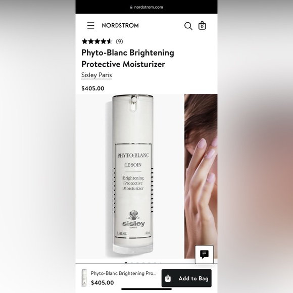 NEW - Sisley Paris Phyto-Blanc Brightening Protective Moisturizer 1.3 oz - Picture 2 of 3